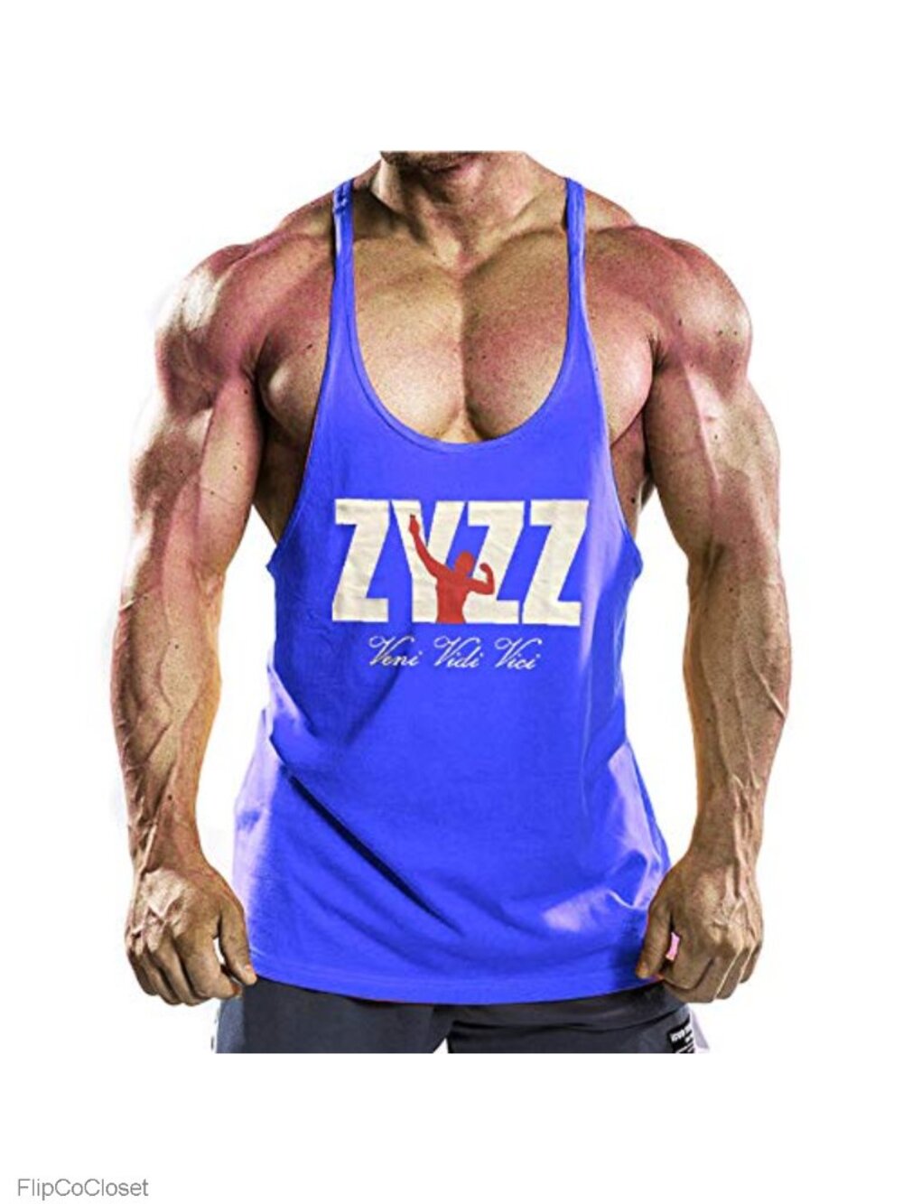 Men's Y-Back Stringer Bodybuilding Workout Gym Tank Top Cotton